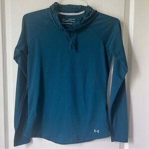 Under Armour, Threadborn, teal work out shirt, XS
